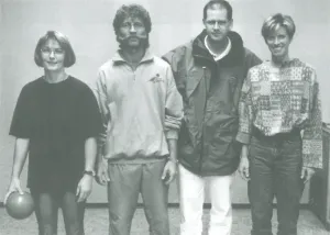 Altes Foto von Gründungsmitgliedern der Herzsport-Gruppe