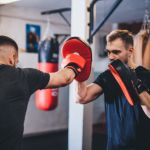 Trainingseinheit im Kickboxen